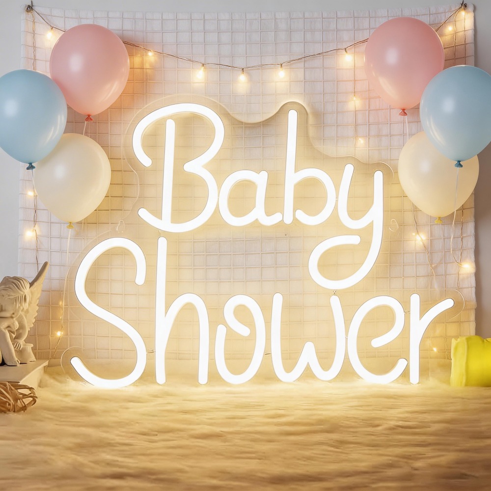 Baby Nursery Wall Lights - Letreiros de Neon LED para Chá