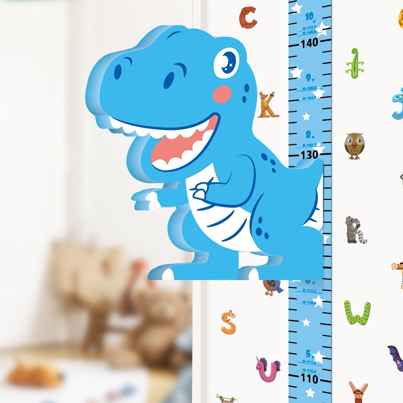 Baby Girl Nursery Quotes - Régua girafa 3d altura adesivos bebê
