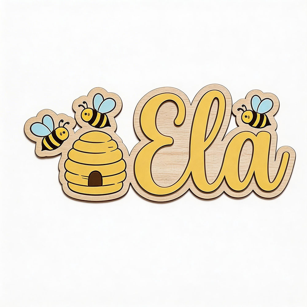 Placa de Madeira Personalizada - Baby Nursery Decor Girl avaliação e preço